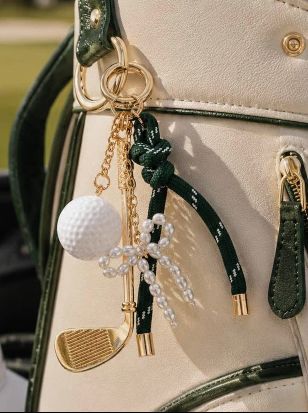 Gameday Swing Cute Golf Bag Charm